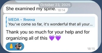 Client message: thank you so much for your help and for organizing all of this
